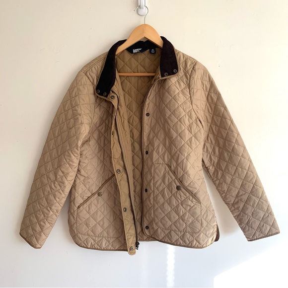 Lands' End Jackets & Coats Lands End Brown Quilted Jacket Poshmark